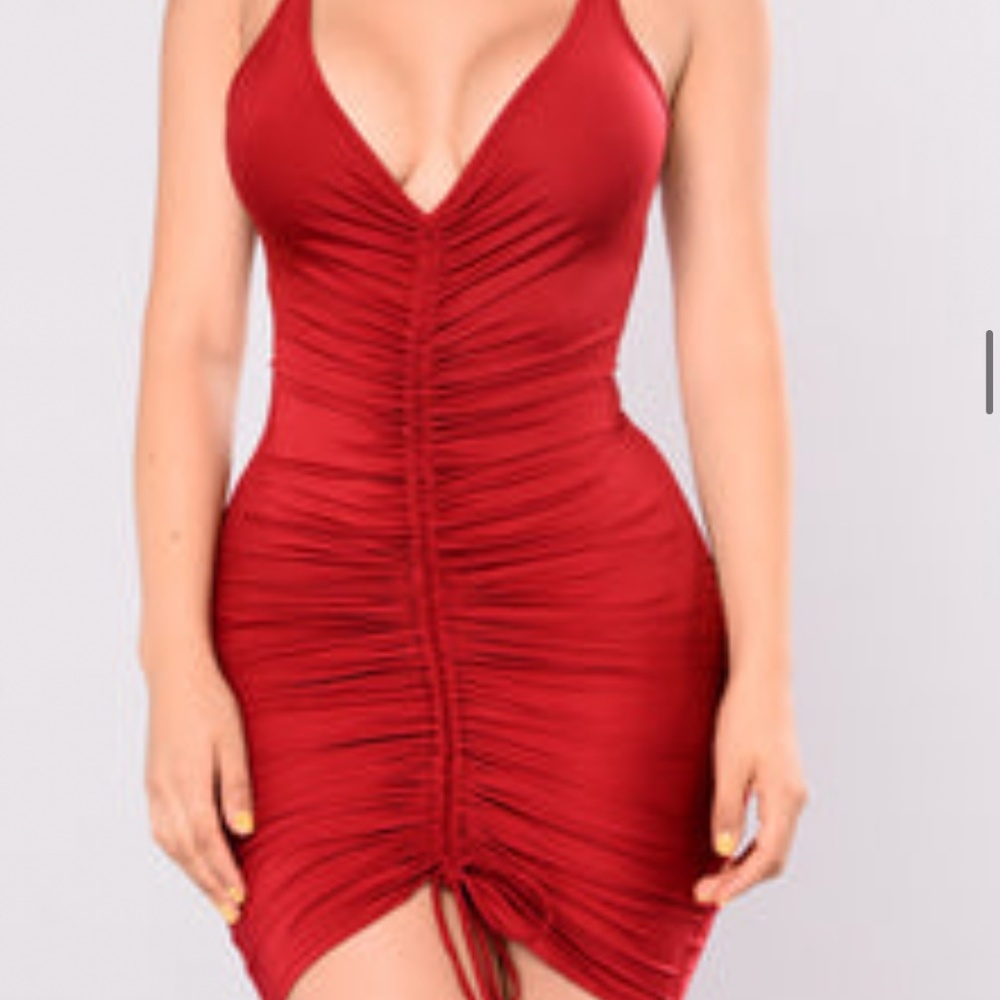 Burgundy Dress